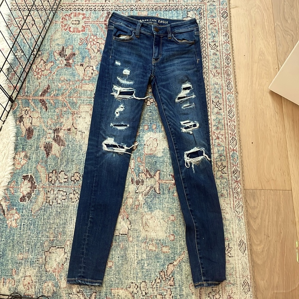 American eagle jeans size 0 juniors